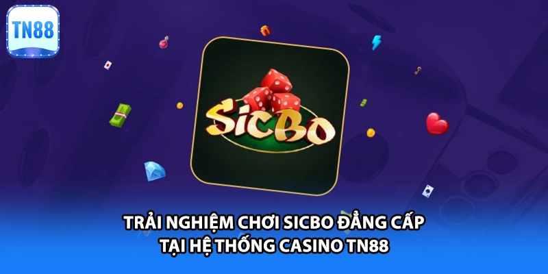 Trải nghiệm chơi Sicbo đẳng cấp tại hệ thống casino TN88
